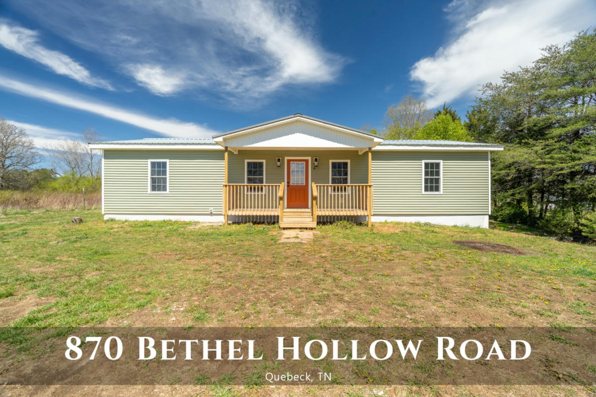 870 BETHEL HOLLOW RD, QUEBECK, TN 38579, photo 1 of 27